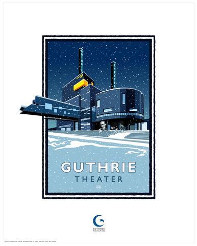 Guthrie Theater Winter - Landmark Series Card
