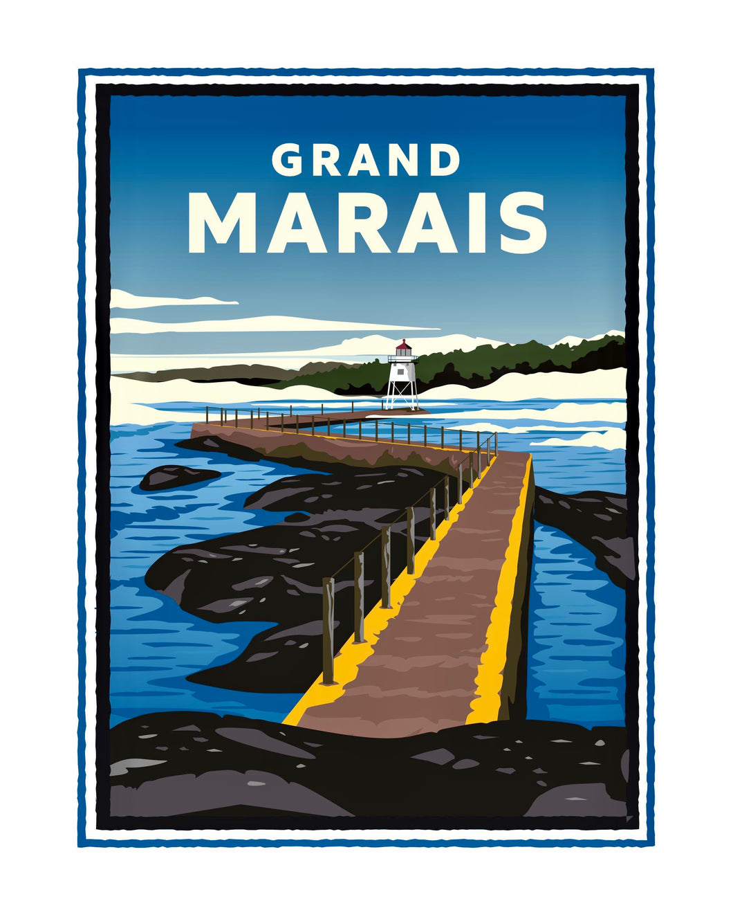Grand Marais - Landmark Series Print
