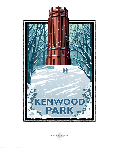Kenwood Park Winter - Landmark Series Card