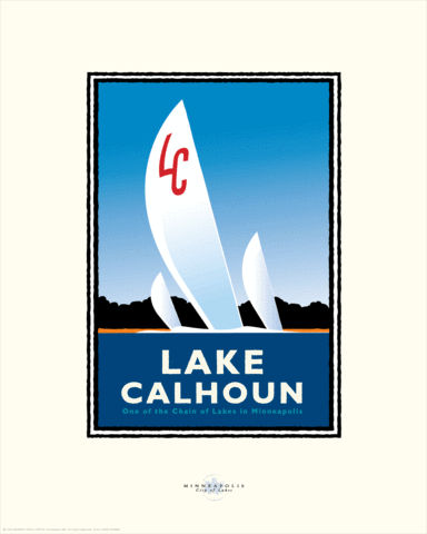 Lake Calhoun - Landmark Series Card