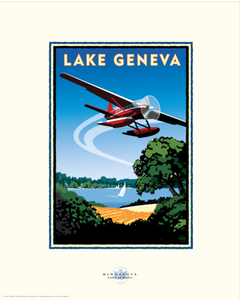 Lake Geneva - Landmark Series Card