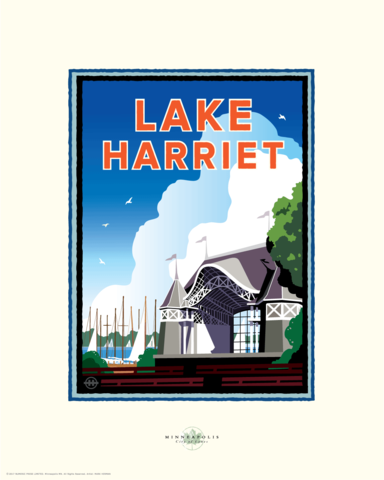 Lake Harriet Bandshell - Landmark Series Card