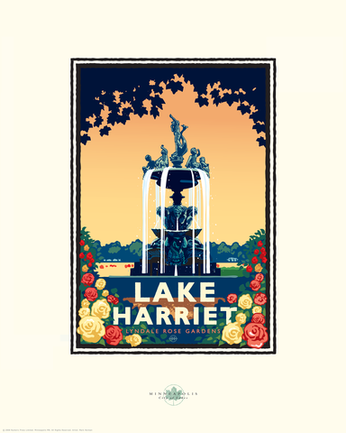 Lake Harriet Rose Garden - Landmark Landmark Series Card