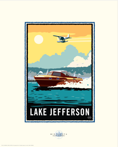 Lake Jefferson - Landmark Landmark Series Card
