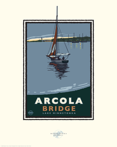 Lake Minnetonka Arcola Bridge - Landmark Series Card