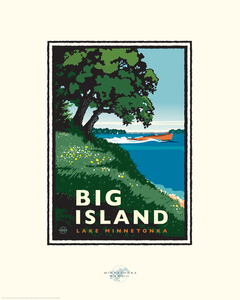 Lake Minnetonka Big Island - Landmark Series Card