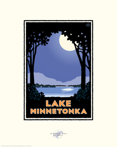 Lake Minnetonka Moonlight - Landmark Series Card