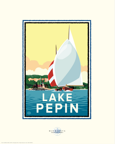Lake Pepin - Landmark Series Card