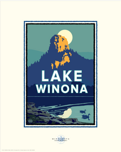 Lake Winona - Landmark Series Card