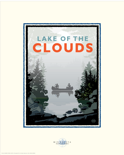 Lake of the Clouds - Landmark Series Card