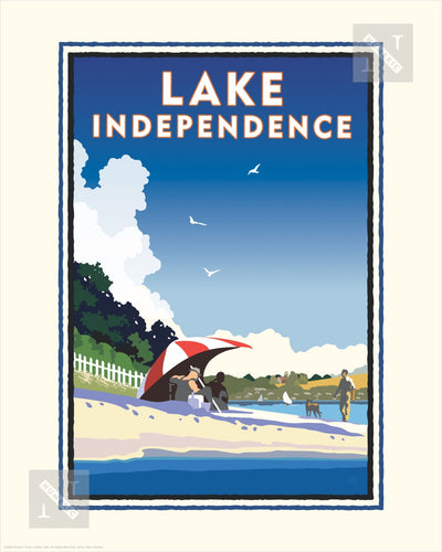 Lake Independence - Landmark Series Print