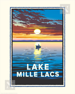 Lake Mille Lacs - Landmark Series Print