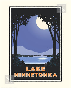 Lake Minnetonka Moonlight - Landmark Series Print