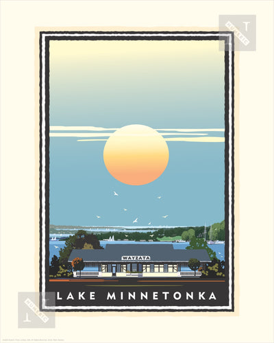 Lake Minnetonka Stationview - Landmark Series Print