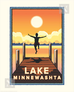 Lake Minnewashta - Landmark Series Print