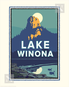 Lake Winona - Landmark Series Print
