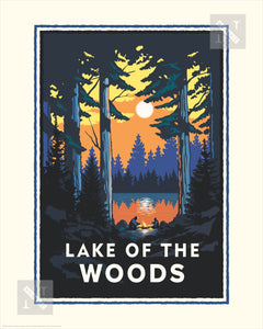 Lake of the Woods - Landmark Series Print