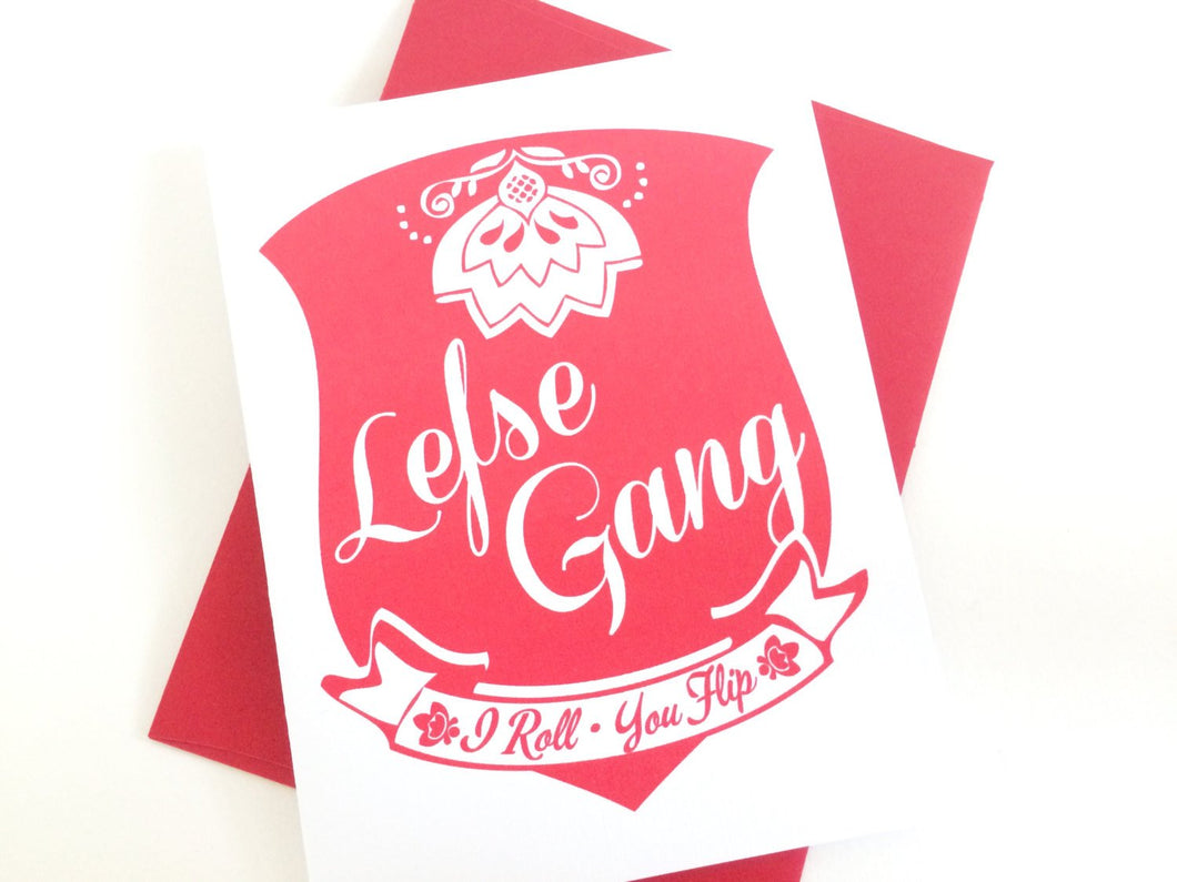 Lefse Gang Greeting Card