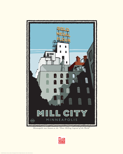 Mill City Museum Day - Landmark Series Card