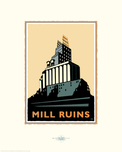 Mill City Ruins - Landmark Series Card