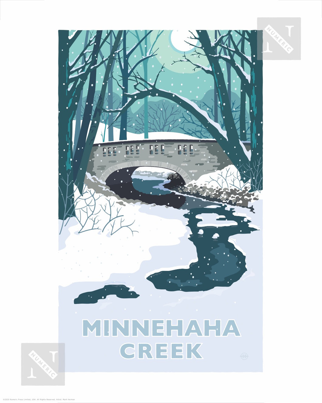 Minnehaha Creek - Landmark Series Print