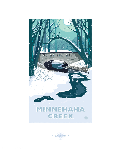 Minnehaha Creek - Landmark Series Card