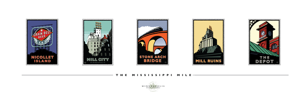 Mississippi Mile Collection - Print
