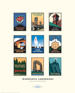 Minnesota Landmarks Collection - Print