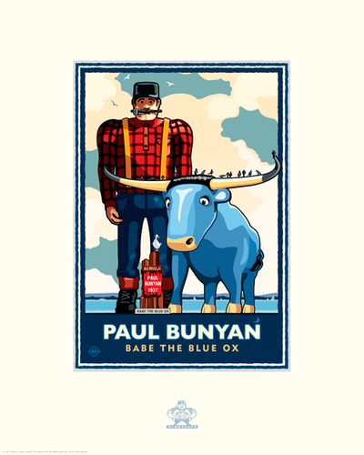 Paul Bunyan Lakeside - Landmark Series Card