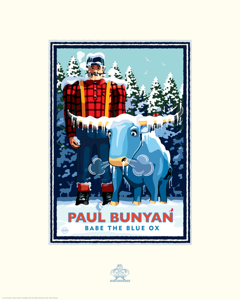 Paul Bunyan Winter - Landmark Series Card