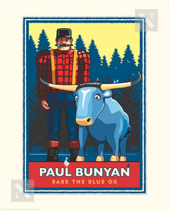 Paul Bunyan Summer - Landmark Series Print