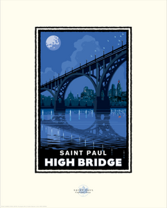 Saint Paul High Bridge - Landmark Series Card