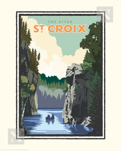 St. Croix River - Landmark Series Print