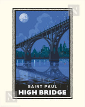 Saint Paul High Bridge - Landmark Series Print