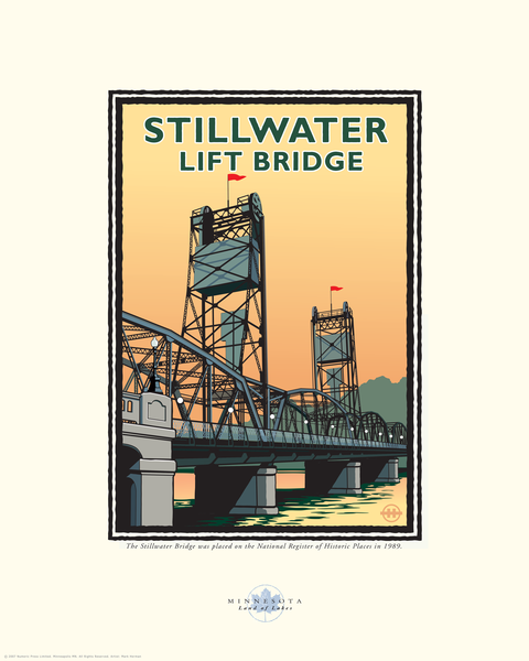 Stillwater Lift Bridge Day - Landmark Series Card
