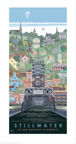 Stillwater Village - Landmark Series Print