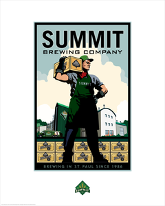 Summit Brewing Company Man - Landmark Series Card
