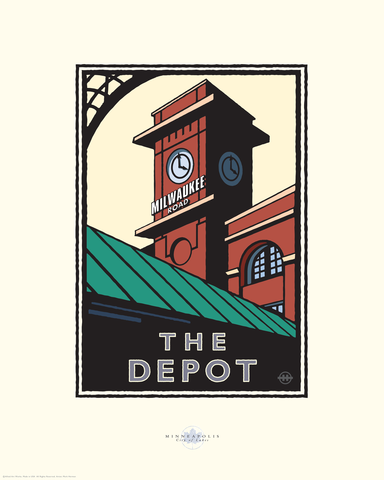 The Depot Minneapolis - Landmark Series Card