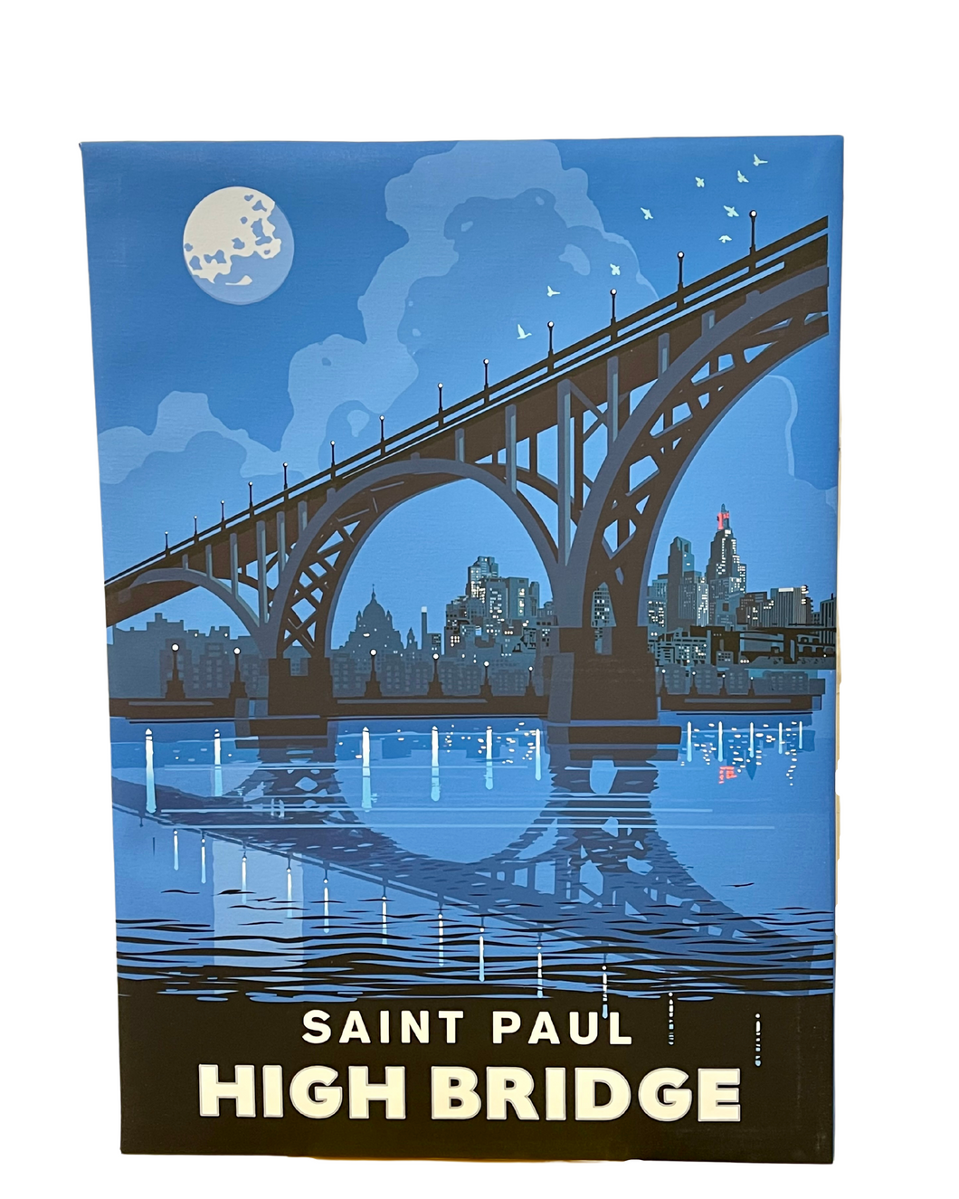 24x32 Landmark Print on CANVAS