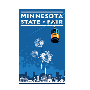 State Fair Blue - Landmark Series Sticker