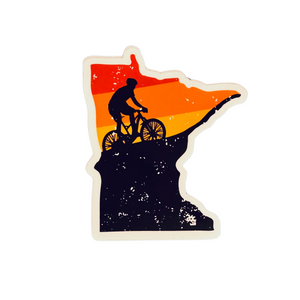 Minnesota Biking Sticker