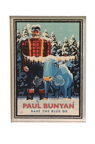 Paul Bunyan Magnet- Winter