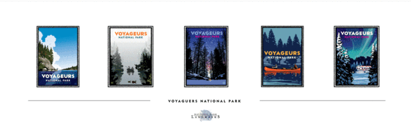 National Parks Voyageurs Collection - Print