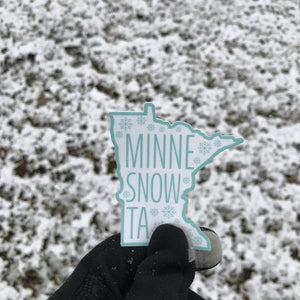 Minnesnowta Sticker