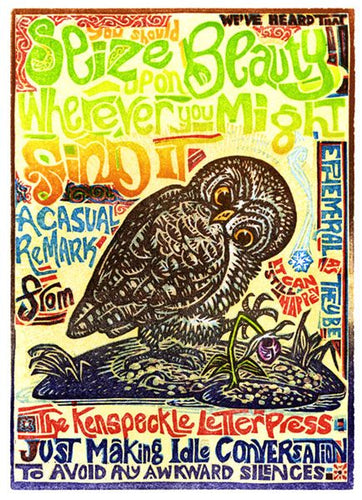 Seize Beauty Greeting Card