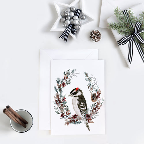 Winter Birds Greeting Card Set