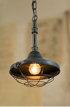 Small Iron Factory Pendant Lamp